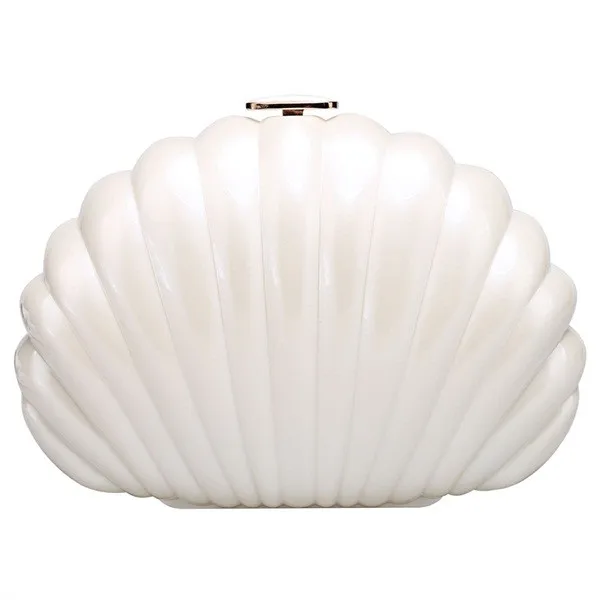 Симпатичные Твердые Shell Форма Металлический Замок Ужин Креста тела Пакет Мешок