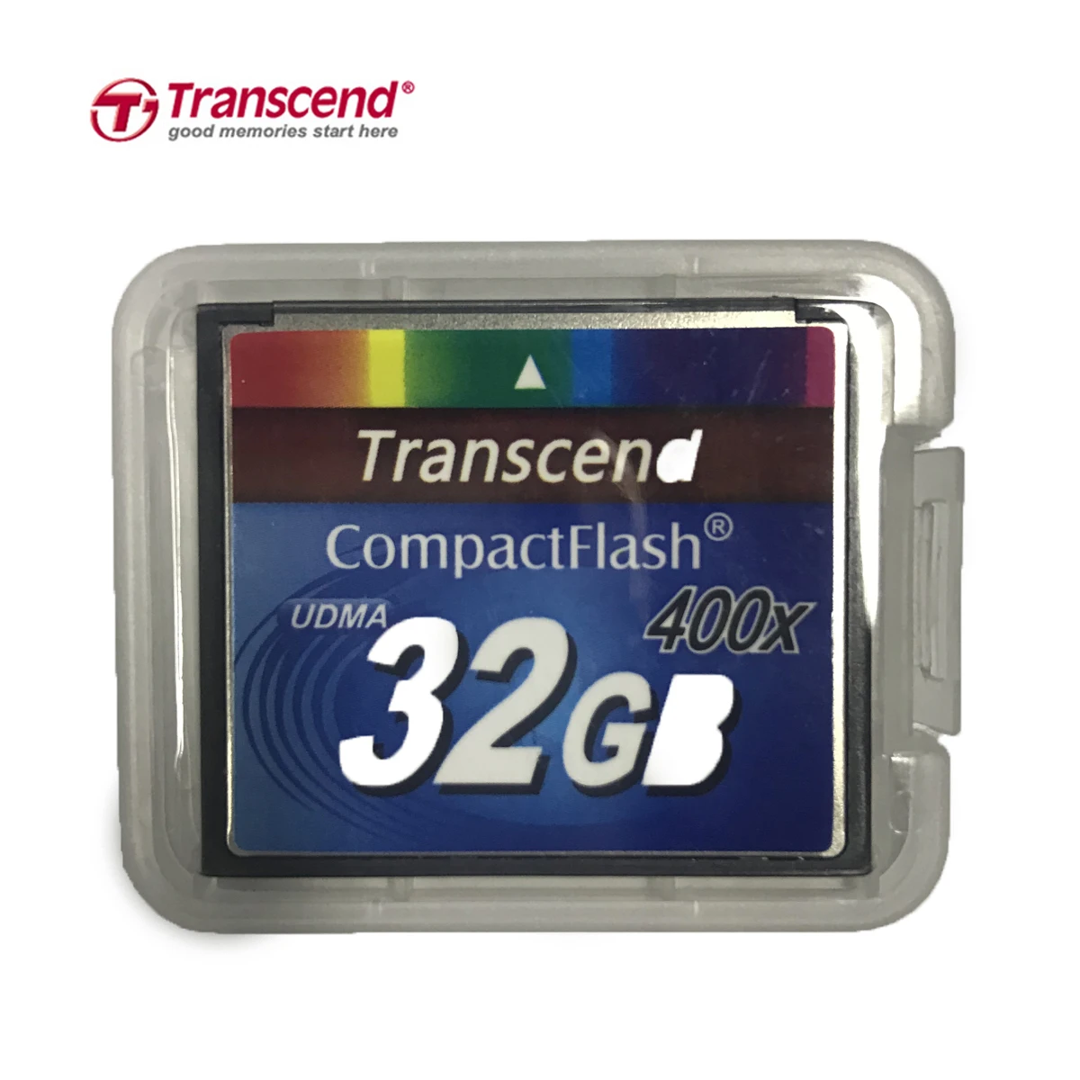100% оригинал карта Transcend 400X CF реальная емкость 32 ГБ профессиональные карты памяти