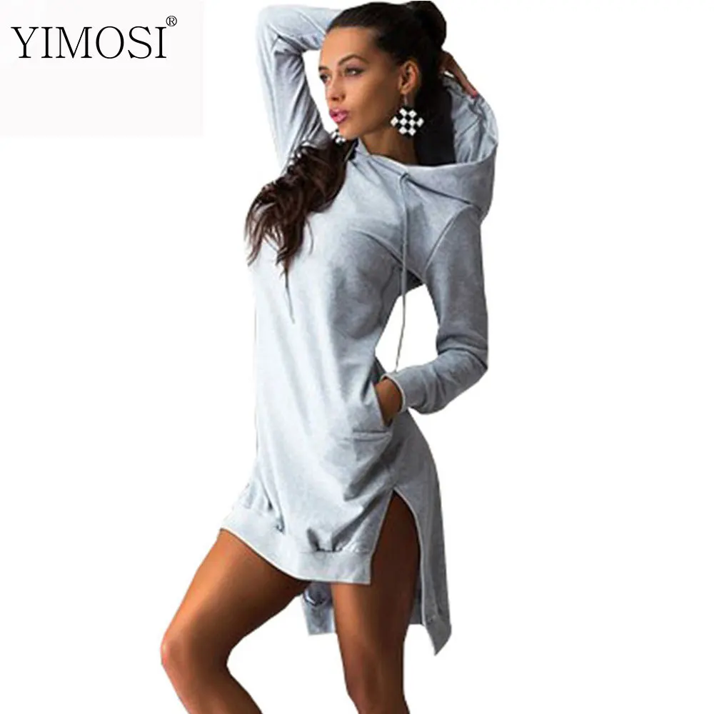 YIMOSI пуловер с карманами Женский свитшот 2020 модный спортивный костюм толстовка