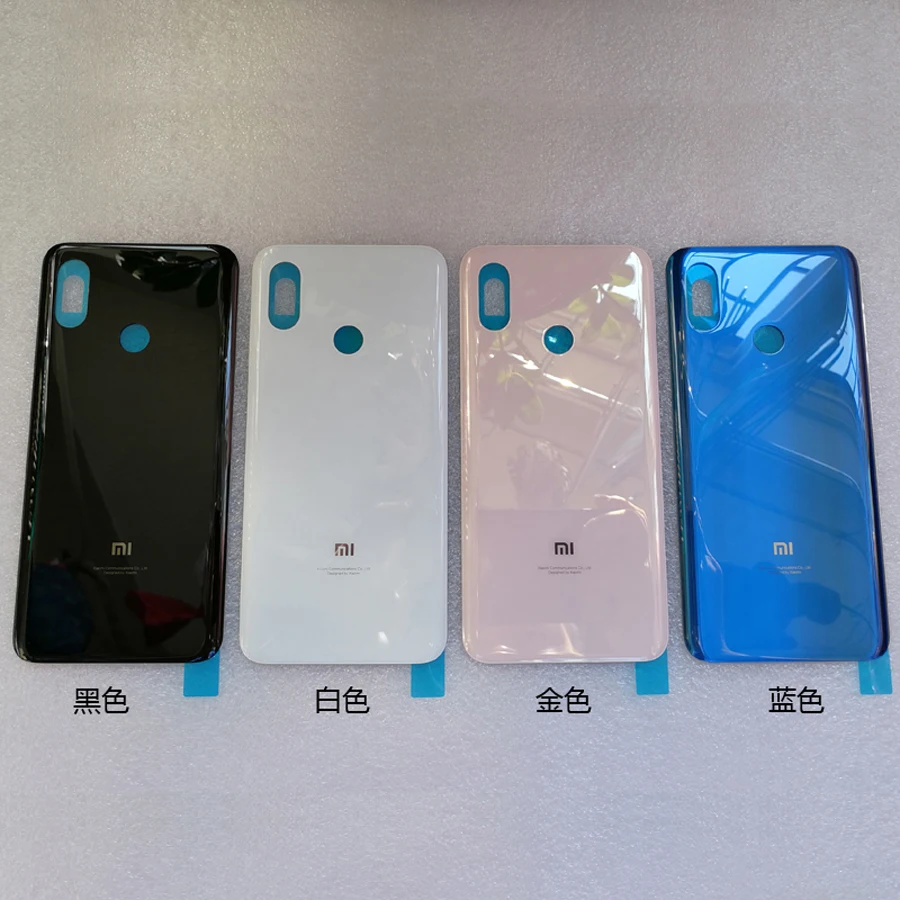 Задняя крышка для XIAOMI MI 8 100% оригинал 3D стекло задняя Замена задней двери жесткий