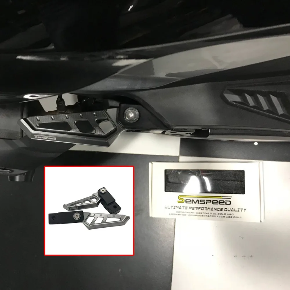 Универсальные поворотные Задние подножки для мотоцикла, подножки для Yamaha Aerox155 NVX& NMAX 155 150 125 XMAX300 400 250 125