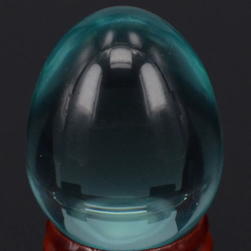 34x44 мм хороший Океанский синий обсидиан исцеляющее яйцо рейки ремесла камень