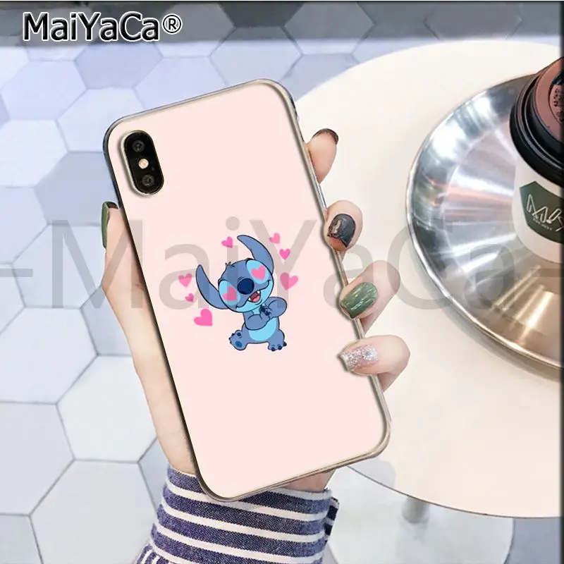 MaiYaCa милый мультфильм Лило Ститч Новое поступление Мода на продажу чехол для телефона для iphone 11 pro 8 7 66S Plus X 10 55S SE XR XS MAX