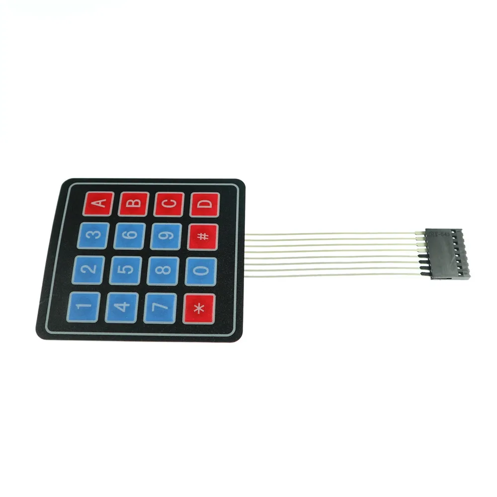 Матричная клавиатура KJ318 4*4/матричная 16 клавиш мембранная для arduino 4X4 матричная 10