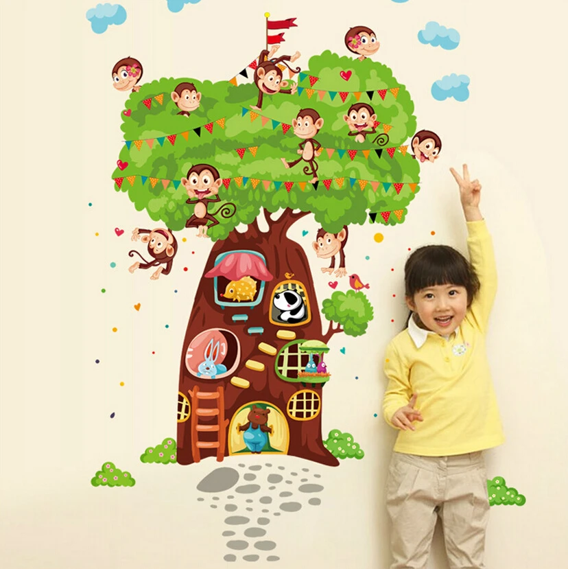 &quotКрасивые цветные настенные наклейки с одуванчиком романтическое украшение