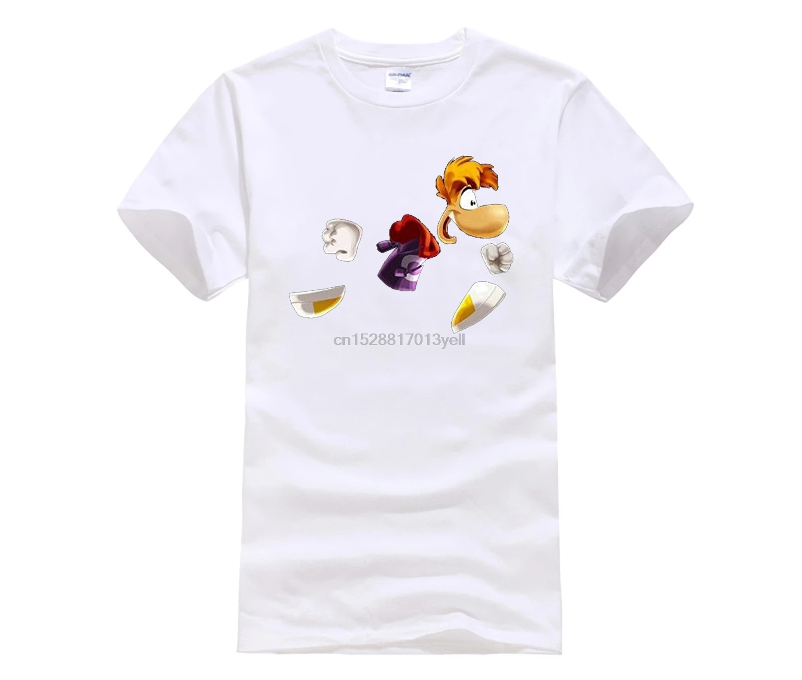 Дизайнерская футболка Phiking дешевая распродажа Rayman Legends (2) дизайнерская хлопковая