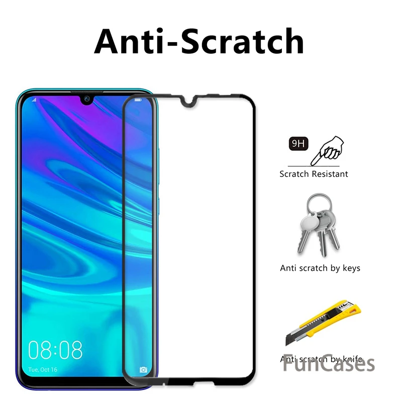 Закаленное стекло для huawei p smart 2019 стеклянная Защитная крышка экрана smat p-smart