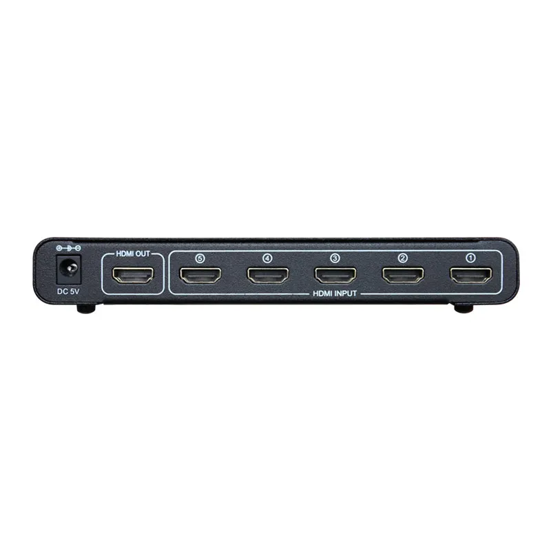 AMS H5S1 4K * 2K 3D 5x1 переключатель 5 способа hdmi comparible адаптер для XBOX 360 PS4/3 Smart android HD ТВ