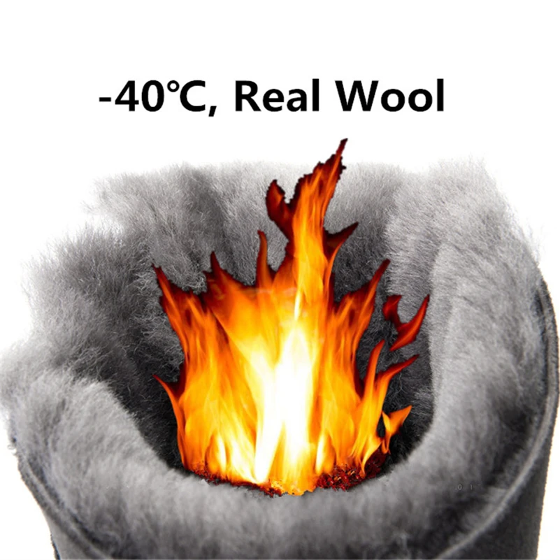 FEDONAS/Женская обувь из натуральной кожи до середины икры Женские теплые шерстяные