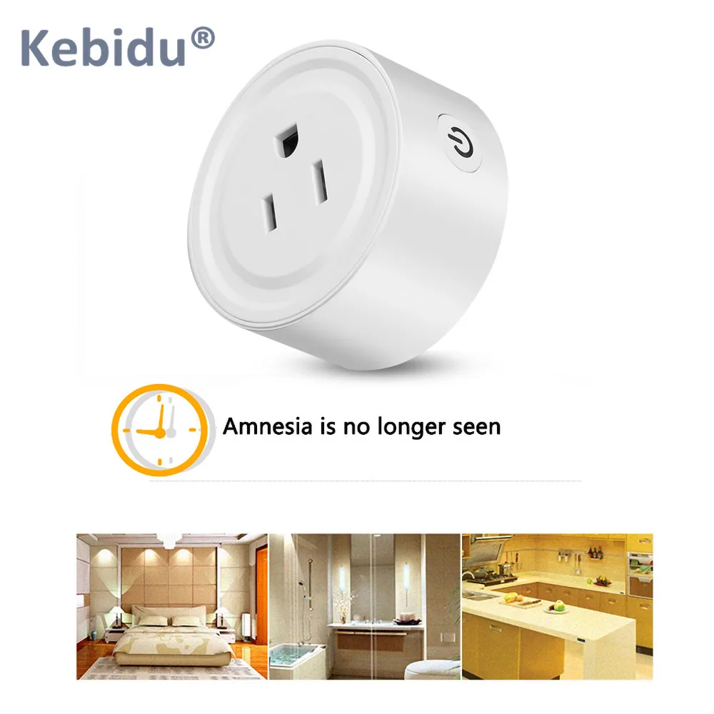 Смарт розетка KEBIDU с Wi Fi таймером ВКЛ./ВЫКЛ.|Умные розетки| |