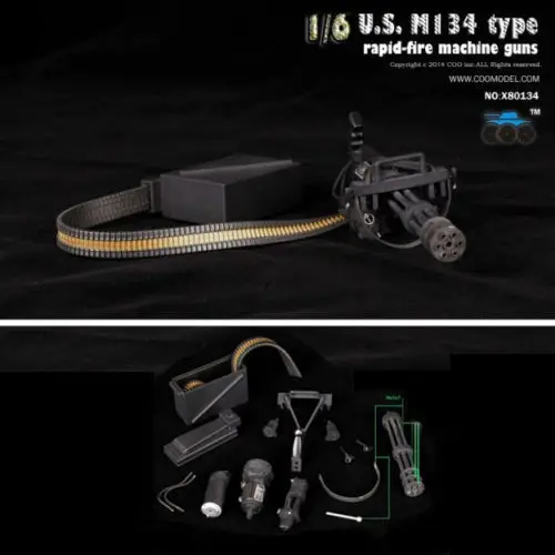 ГОРЯЧАЯ РИСУНОК Хобби ИГРУШКИ 1/6 модель США M134 Minigun ручной высокое качество