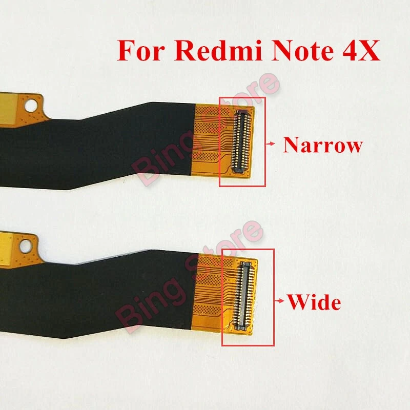 ЖК-дисплей Conector гибкий кабель для материнской платы Xiaomi Redmi 4X Note стандарт/высокая