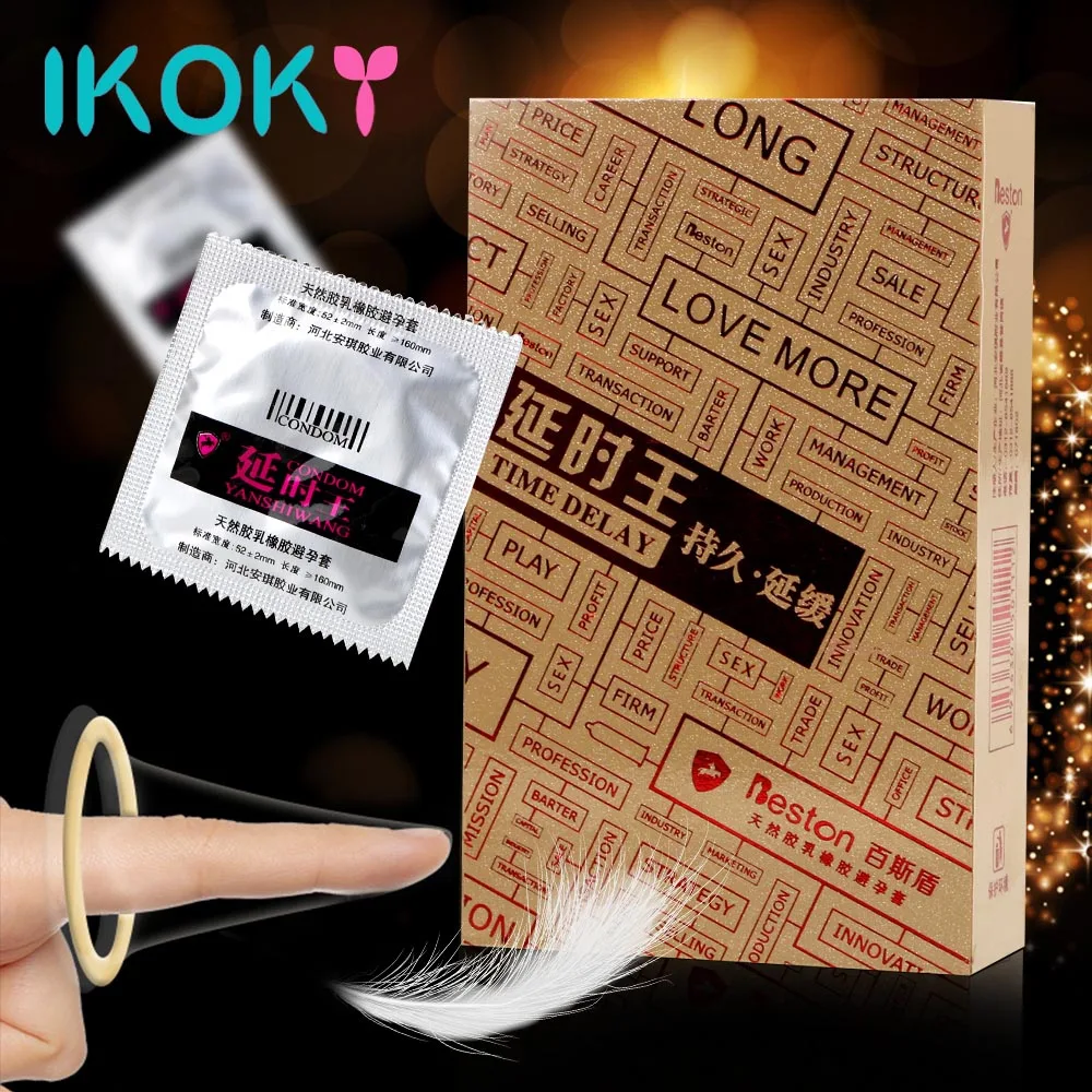 IKOKY 12 шт./кор. Ультратонкий презерватив Секс-игрушки для Для мужчин продукты секса