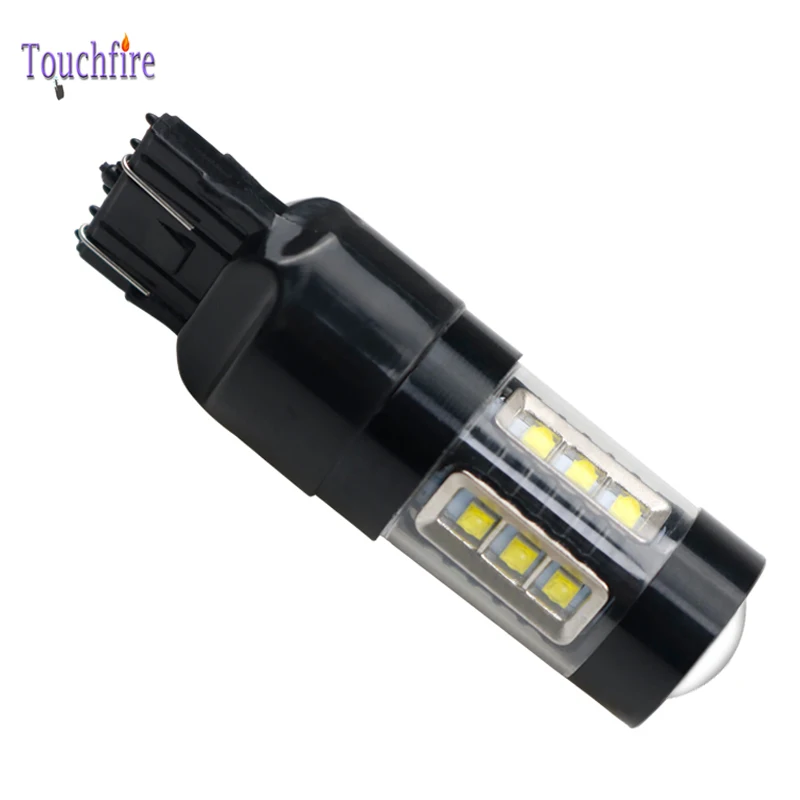 2 шт. P21W 1156 W21W 7440 7443 w21w Canbus светодиодный шарик автомобиля Авто Обратный DRL 16smd