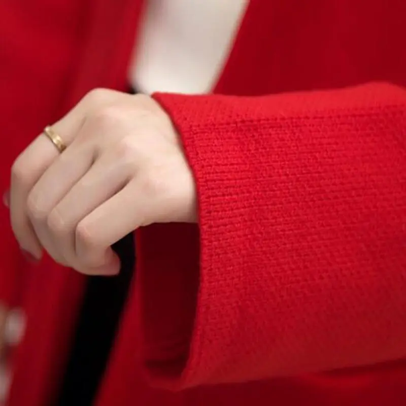 Новинка Женский весенне-осенне-зимний свитер высокого качества длинный кардиган