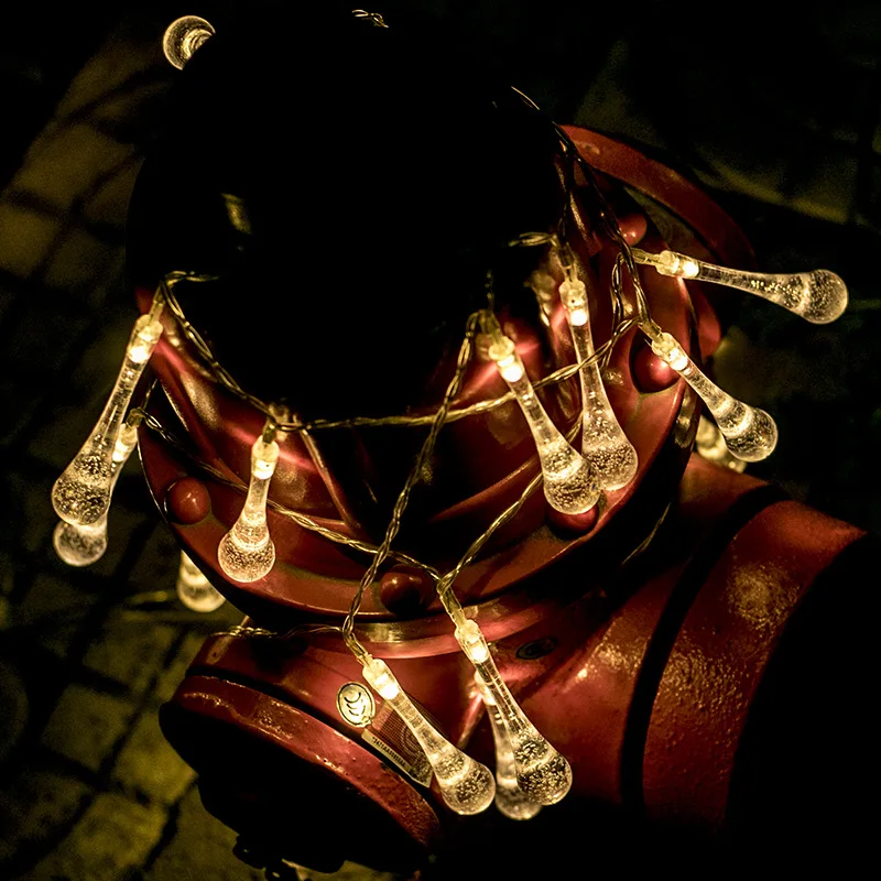 Mycyk новая сказочная гирлянда в форме капли воды с хрустальными пузырями