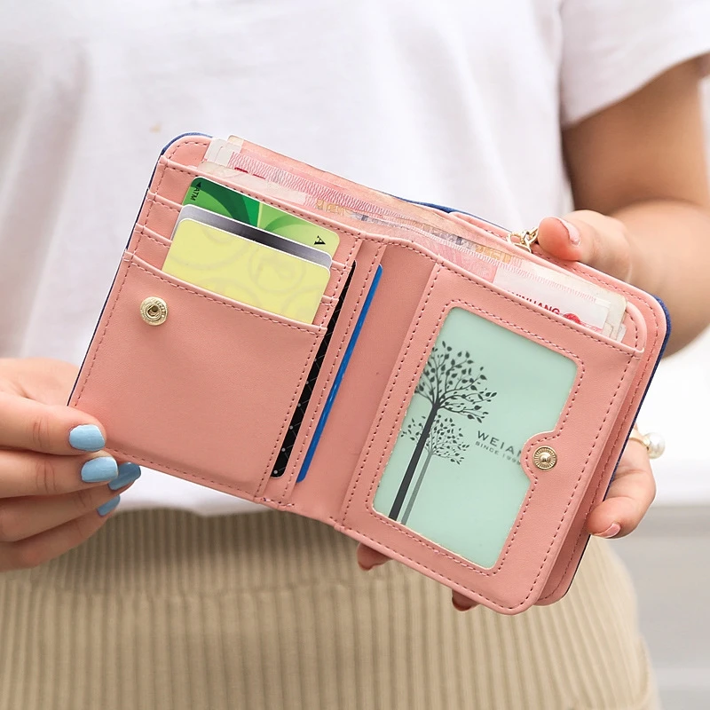Women Wallet Female Lady Cute Puppy Short Small Ladies Purse | Багаж и сумки