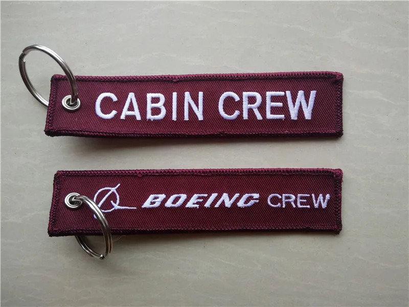 Пилота для вышивания ключ цепь|cabin crew|airbus crewchain key |