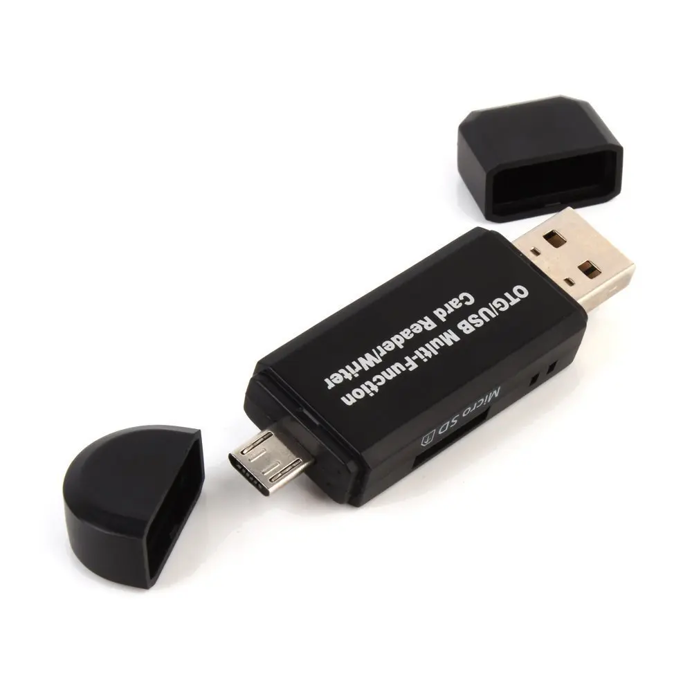 Высокоскоростной 2 в 1 USB 0 OTG кардридер флэш накопитель TF/SD карта для телефона Android