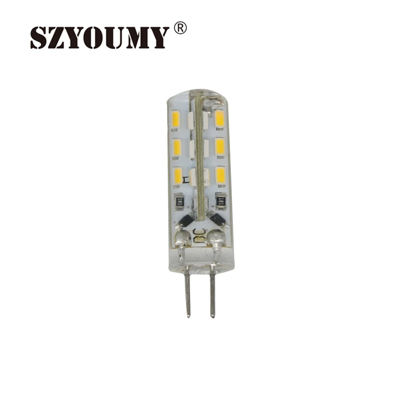 SZYOUMY 10 шт./лот Новое поступление G4 24 светодиода 3014 SMD чип светодиодная силиконовая