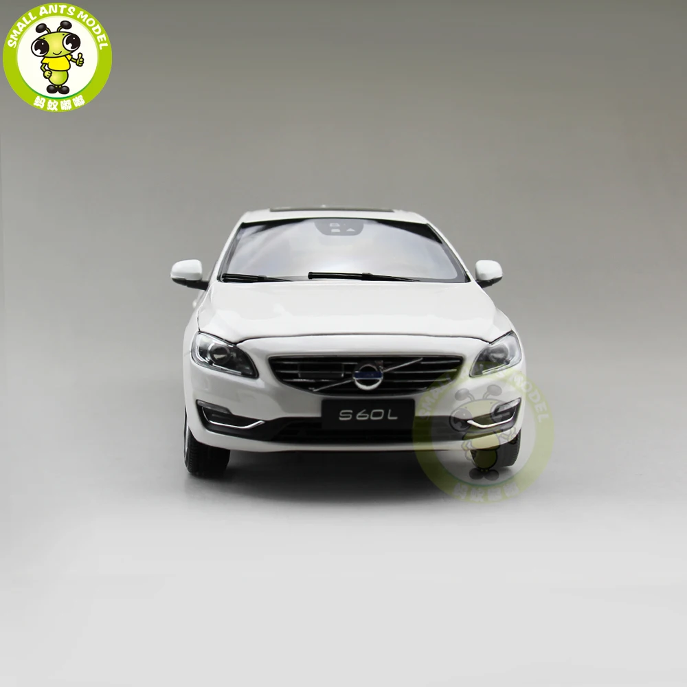 1/18 Volvo S60 S60L T5 литая модель автомобиля для мальчиков и девочек Коллекция подарков на день рождения хобби белого цвета
