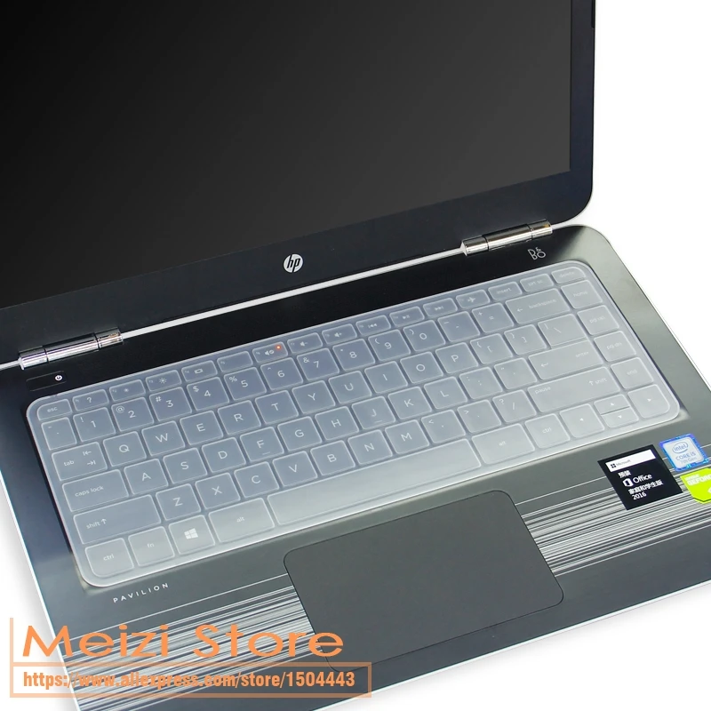 Для hp павильон 14 /Pavilion x360 14 дюймов Тетрадь чехол для клавиатуры ноутбука Защитная крышка гвардии силикона - Цвет: clear