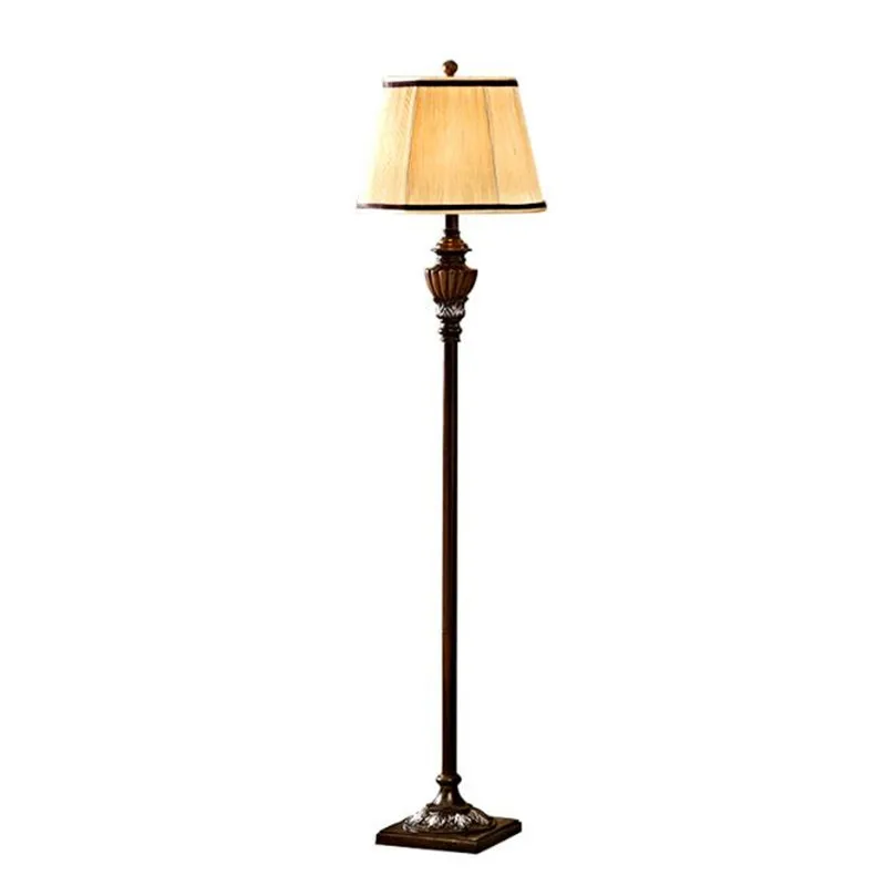 

Винтажная светодиодсветодиодный Напольная Лампа в американском стиле для прихожей, Европейская классическая угловая лампа для дивана, све...