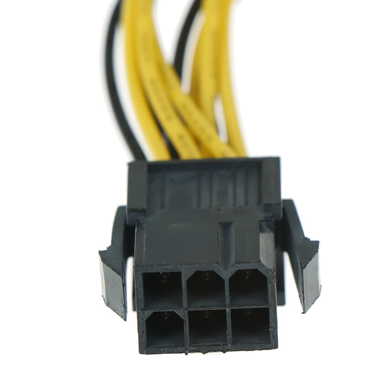 1 шт. 8Pin(6Pin + 2Pin) сплиттер кабель Разъем питания 30 см GPU PCI-E 8Pin к двойному PCI Express |