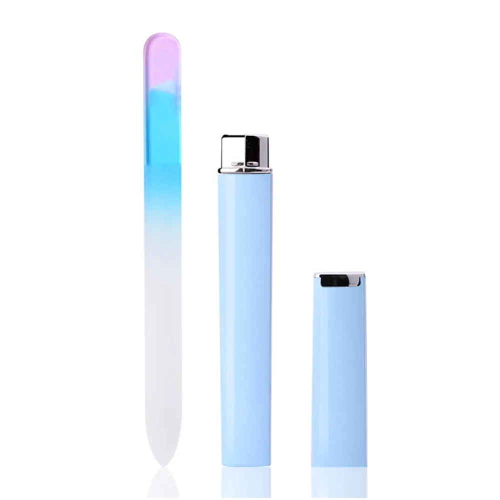 Professional Crystal Glass Nail Files Buffer Manicure Sanding Block Device Pedicure Art Decorations Tool #288169 | Красота и здоровье