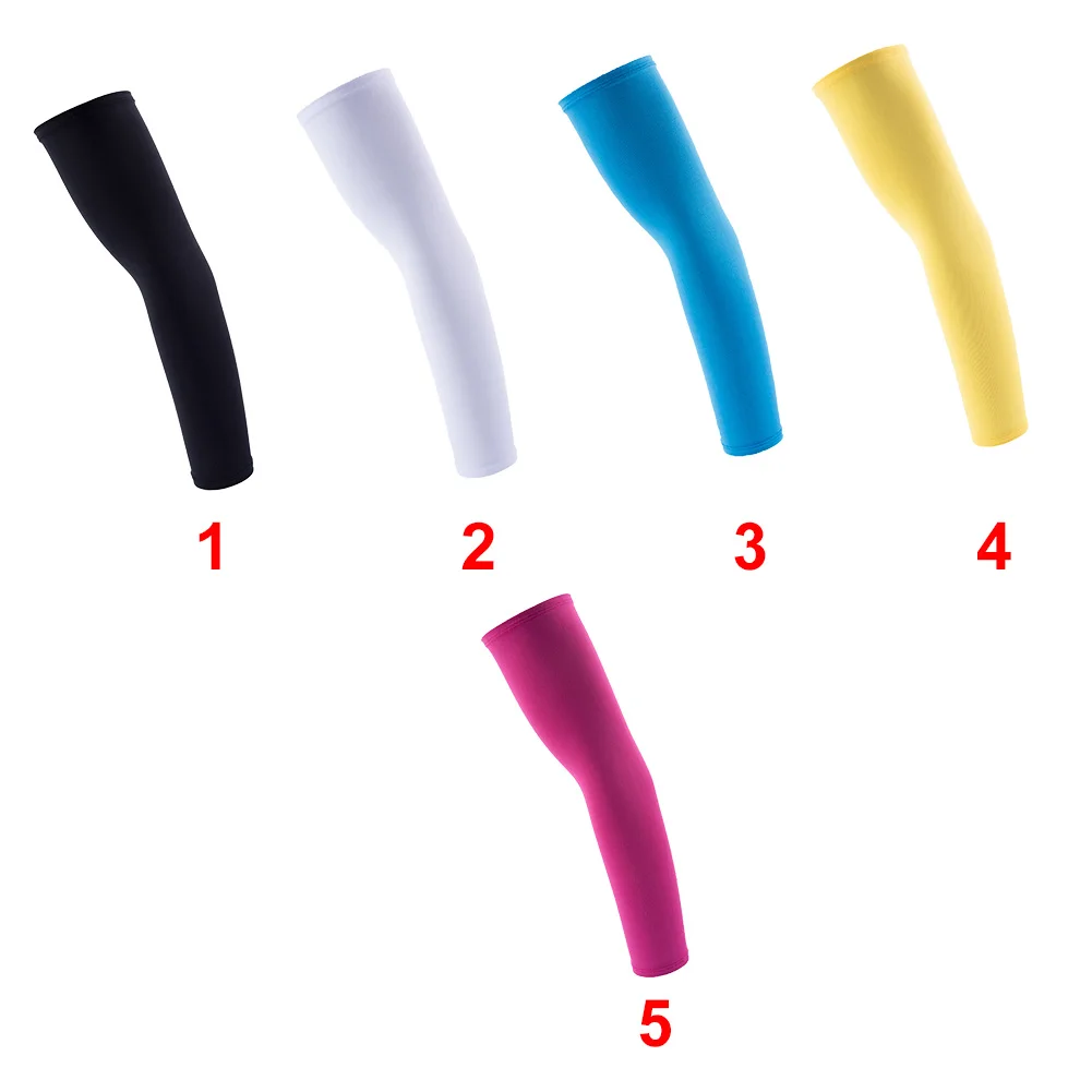 2Pcs/Set Sun Protection Sleeve Ice Long Outdoor Riding Sunscreen Running Arm Sleeves Accessories |