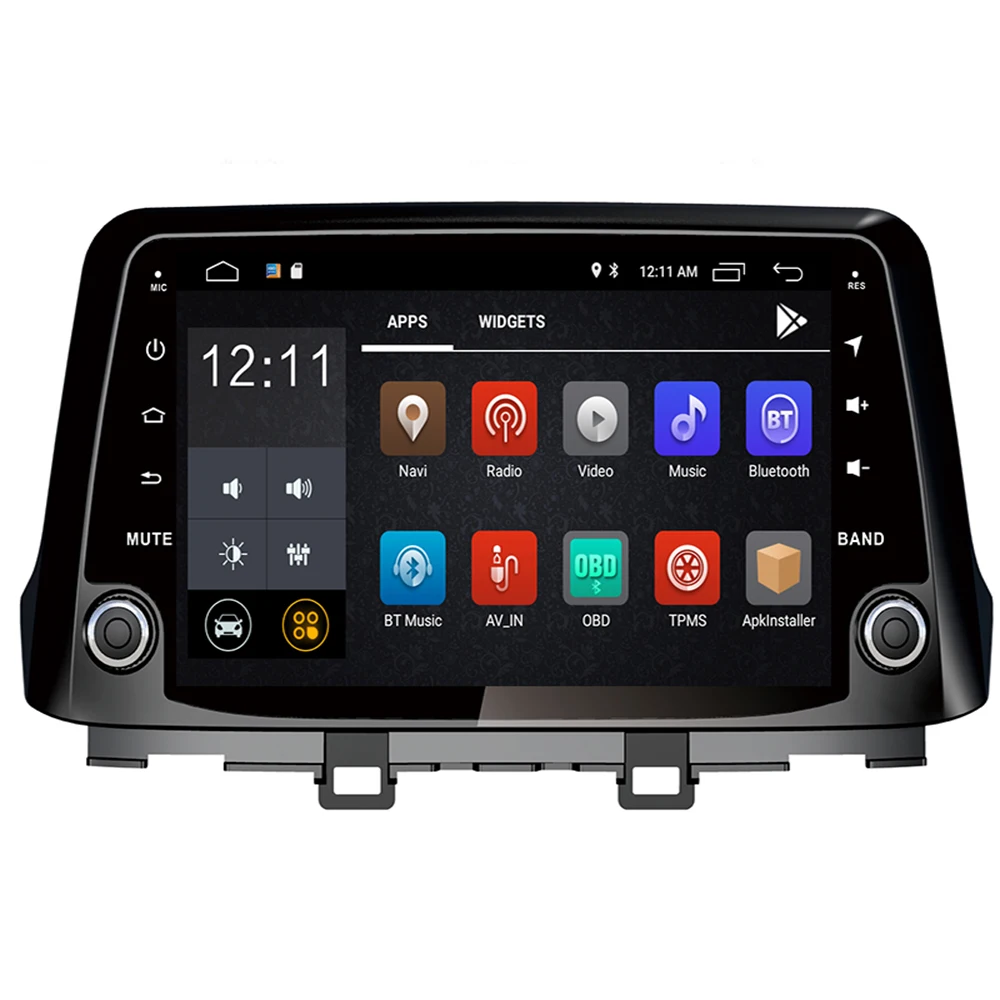Android 10 автомобильный dvd gps плеер 8 ядер для HYUNDAI KONA 2017 2018 -2019 навигация стерео аудио