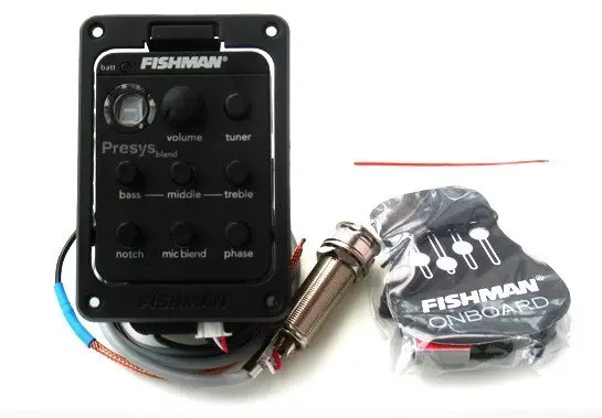 Fishman 301 Presys blend двухрежимный гитарный Preamp EQ тюнер пьезо пикап с микрофоном Beat Board