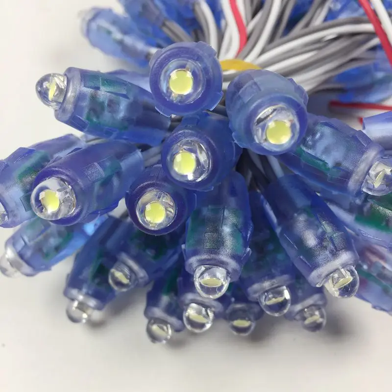 12 мм одноцветные пиксельные модули DC5V IP67 водонепроницаемые светодиодные
