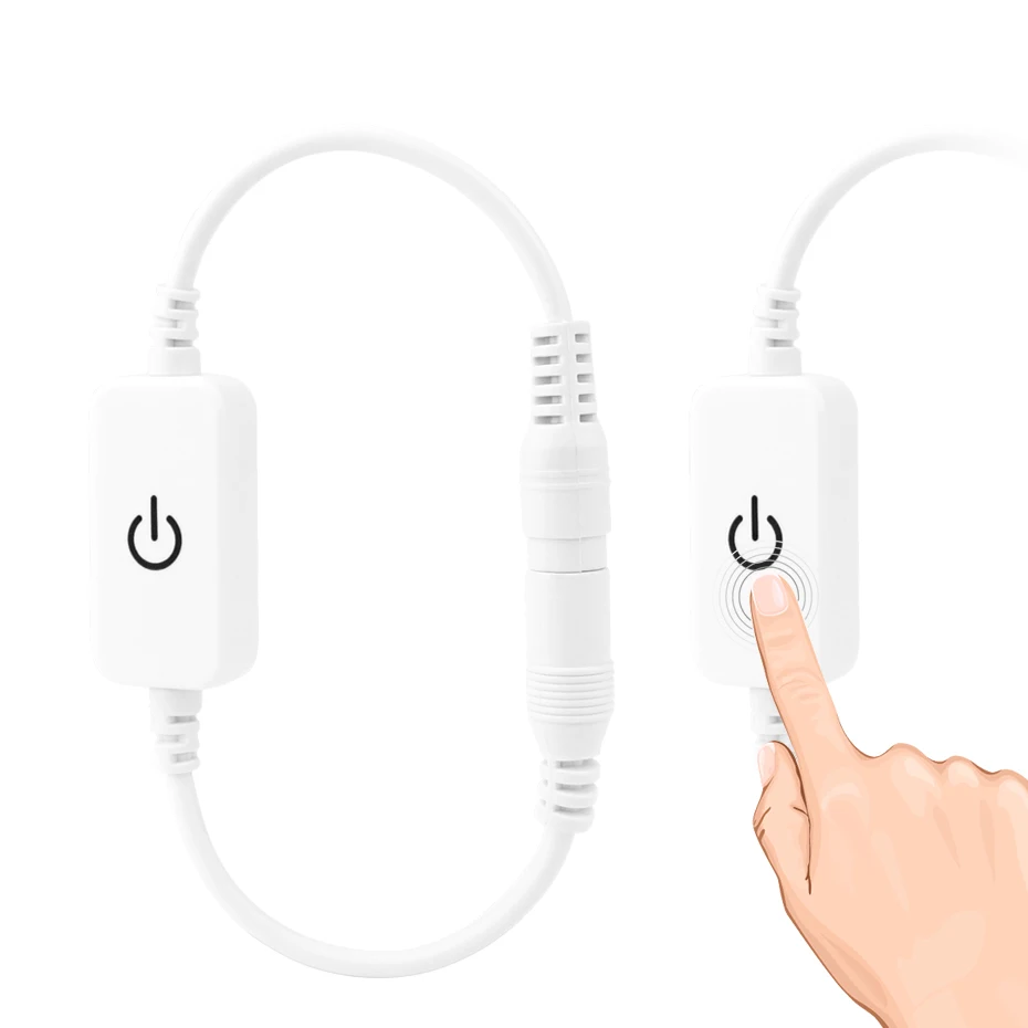 1 шт. светодиодный сенсорный диммер переключатель переменного тока 220V DC/DC 12V 24V 4A