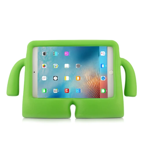 Для iPad Mini 5 Чехол Mini 4 чехол милый робот для детей нетоксичный EVA пены противоударный чехол-подставка чехол s для iPad Mini 1 2 3 - Цвет: green
