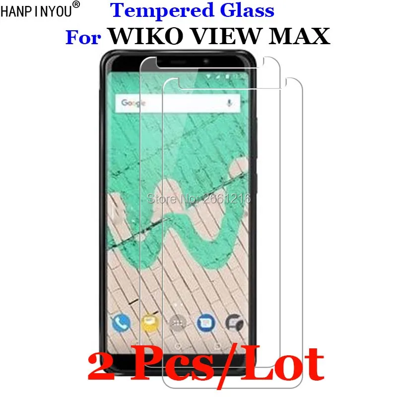 2 шт./лот для WIKO ViewMax закаленное стекло 9H 2.5D Премиум Защитная пленка VIEW MAX 5