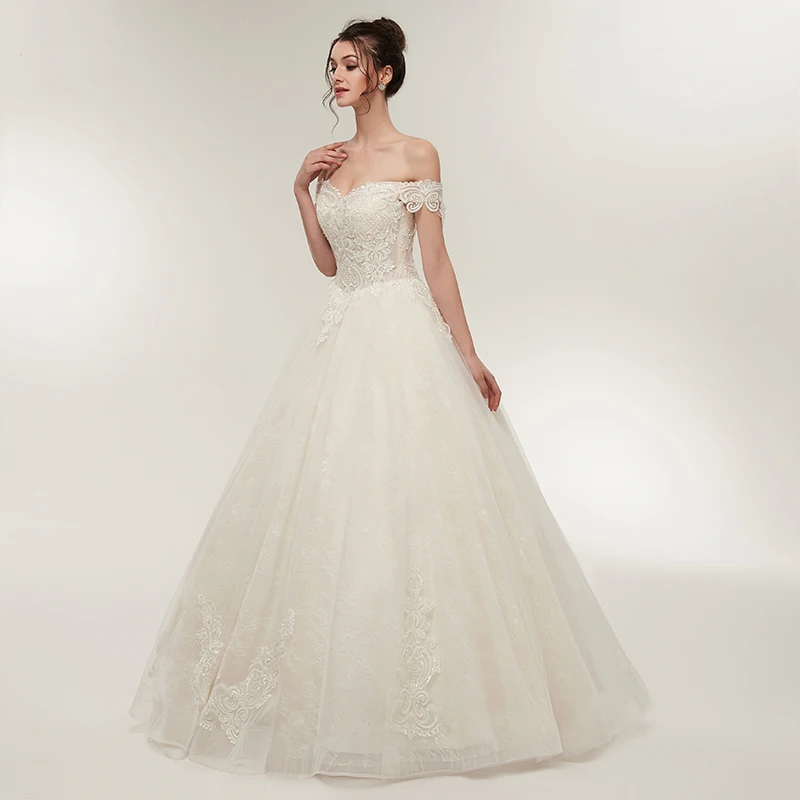 Forevergracedress элегантная белая цвета слоновой кости свадебные платья 2019
