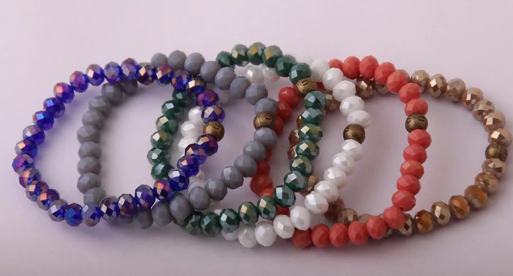

New Design Energy Bracelets Made Beautiful Glass Crystal Metal Bracelet bangle 10pc/lot