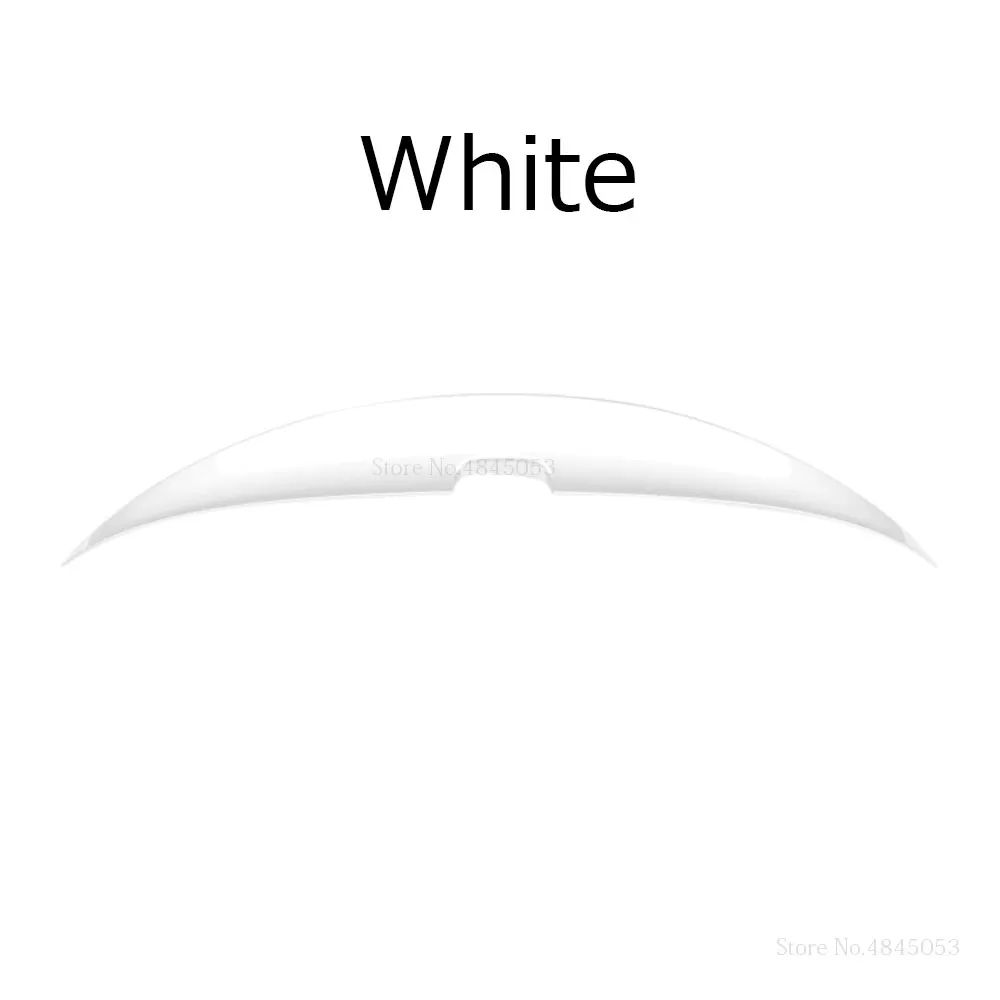 white AITWATT Подходит для Honda Civic 10th спойлер из углеволокна задний Багажник крыло багажника губы хвост спойлер для автомобиля - Цвет: white