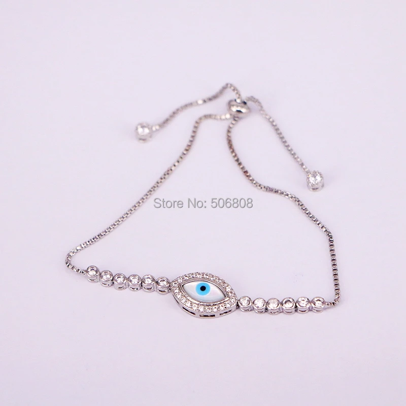 10 шт. оптовая продажа Новое поступление инкрустированный фианитами турецкий