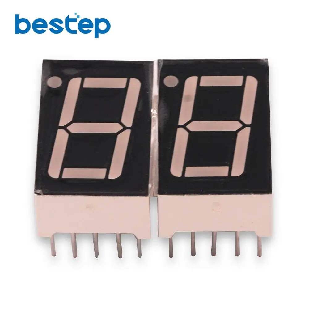 20 шт. светодиодный дисплей с 7 сегментным зеленым дисплеем 1 цифра 0 56 дюйма общий