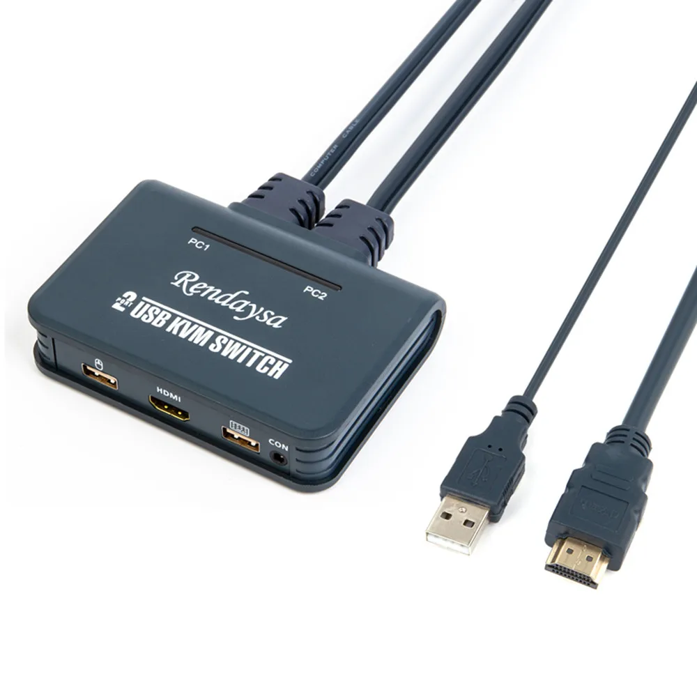 Кнопка переключения HDMI Switcher 2 в 1 out Hosts поделиться набором клавиатуры и мыши