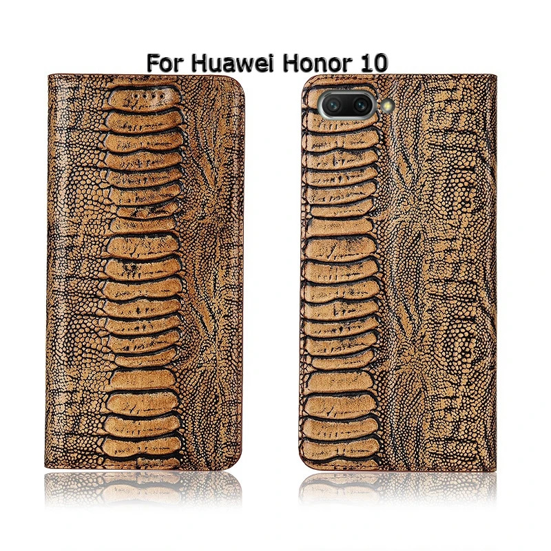 Топ из натуральной коровьей кожи Магнитный чехол для huawei Honor 9 9i 10 Lite Стенд Флип Ретро чехол для телефона чехол