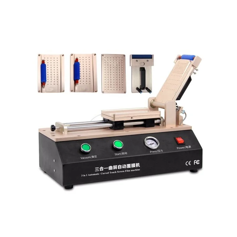 LY 973 V.3 TBK 7 Inches Semi-Auto Vacuum OCA film laminator 220V/110V with 5 moulds universal S6 S6+ S7 S8/S8+ Edge | Инструменты