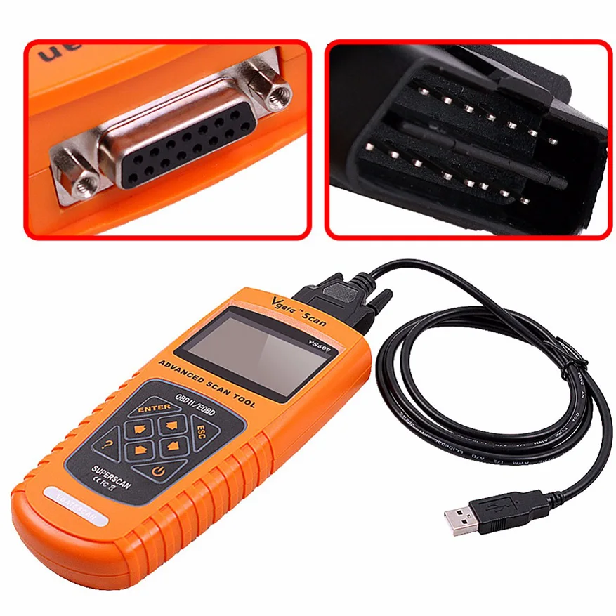Оригинал Vgate VS600 Автомобильная ОДБ OBD II 2 OBD2 OBDII Code Reader инструменты Диагностики