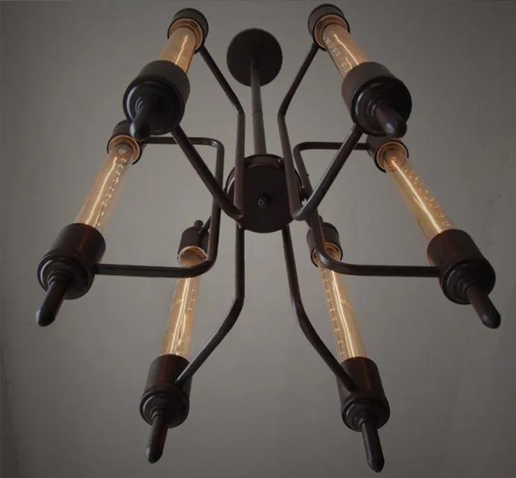 Железный подвесной светильник в стиле лофт лампочки Эдисона промышленный