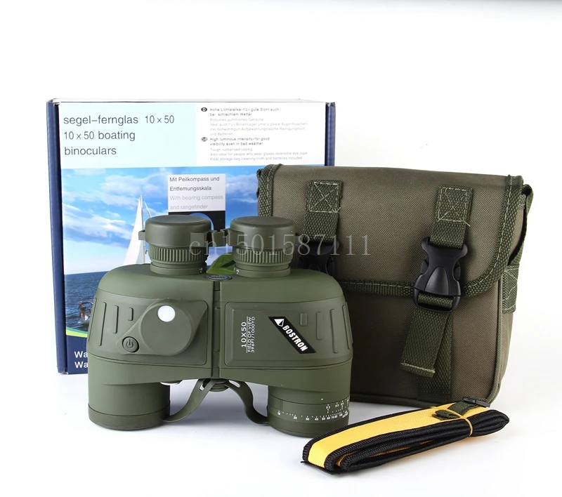 binoculars 7X50/10x50 hd professional military binocular with Digital Compass telescope night vision Eyepiece focus | Инструменты