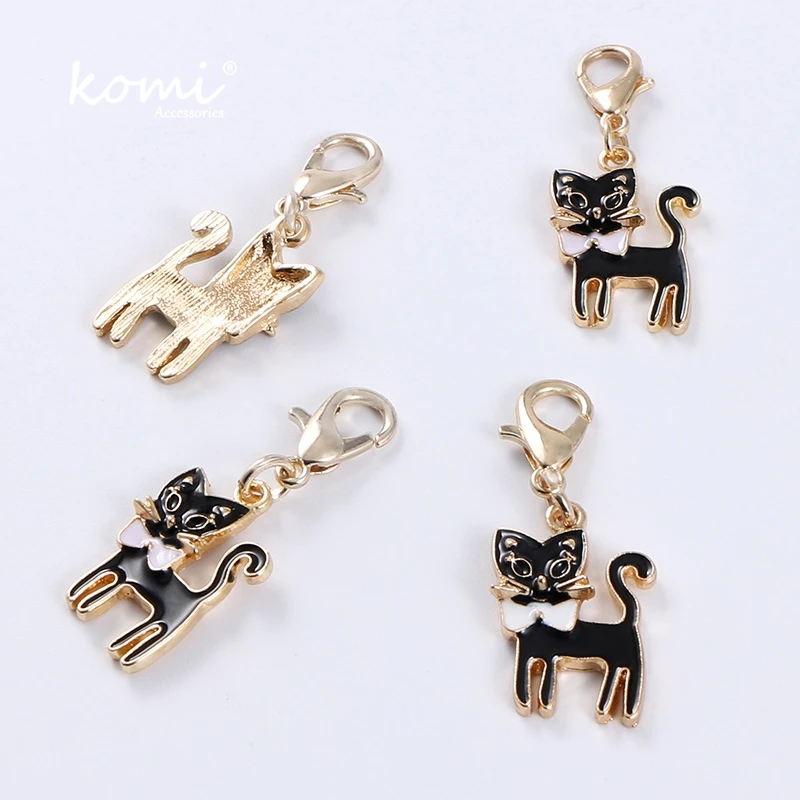 Коми Key Holder для женщин кошка буквы Coloful в виде ракушки брелок-Шарм сумка кулон золотистый сплав брелок для подарков B30309-15