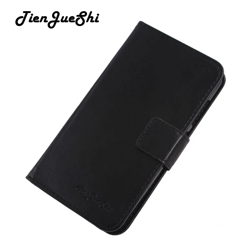 Black TienJueShi флип-книжка Дизайн Защитный кожаный чехол закрытый Etui кожаный чехол для Echo surf 5 дюймов - Цвет: Black