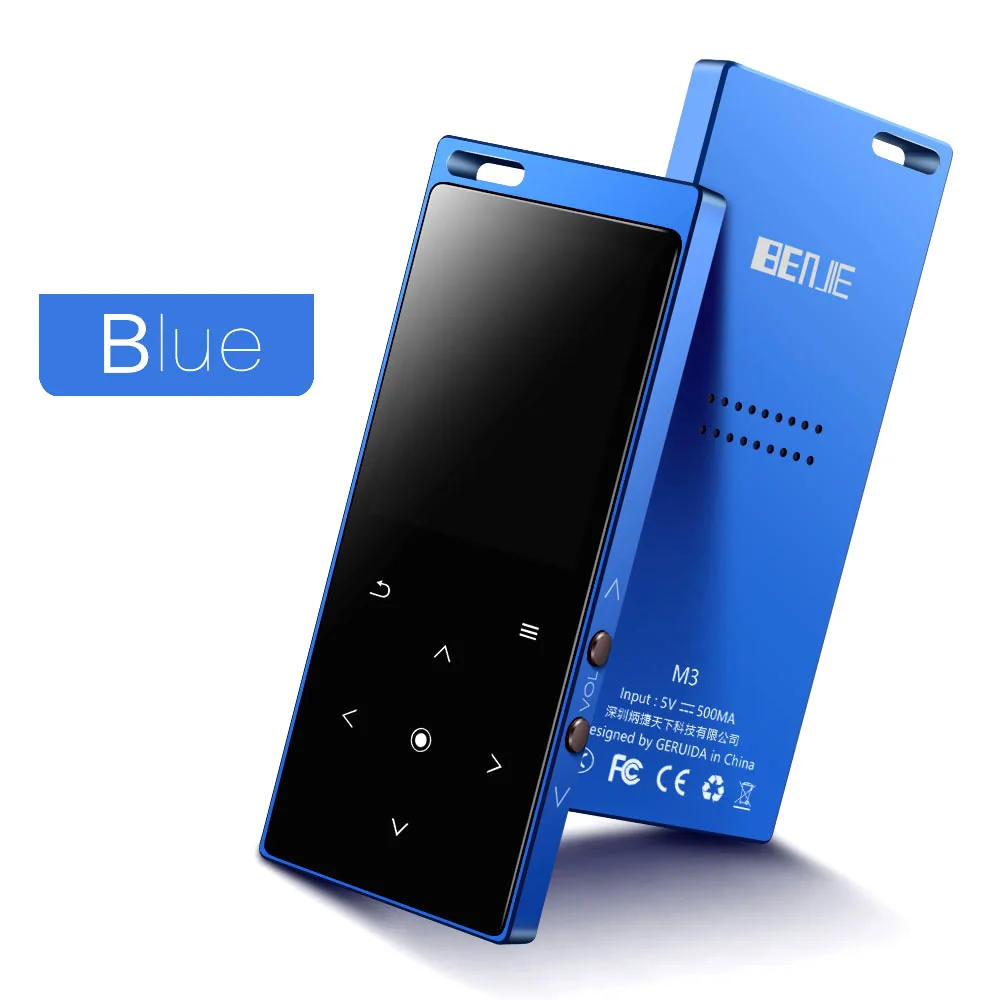 MP4 плеер с bluetooth металлический mp3 mp4 музыкальный портативный медиа тонкий 1 8 дюймов